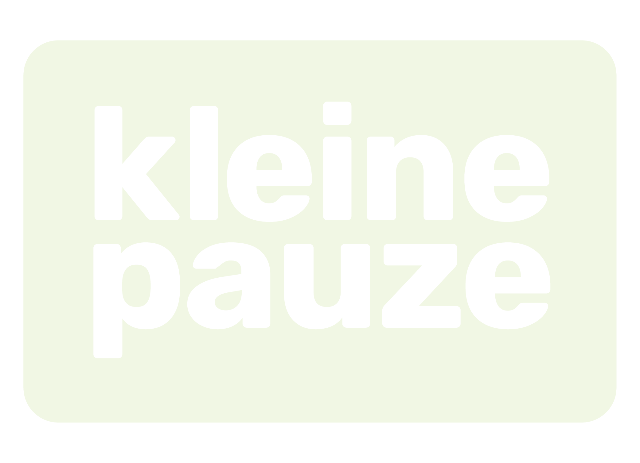 kleine pauze
